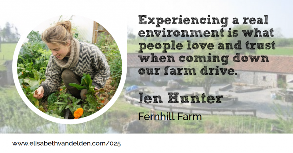 Jen Hunter from Fernhill Farm for Wool Academy Podcast 25